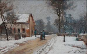 Paysage sous la Neige