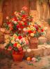 Escalier de fleurs